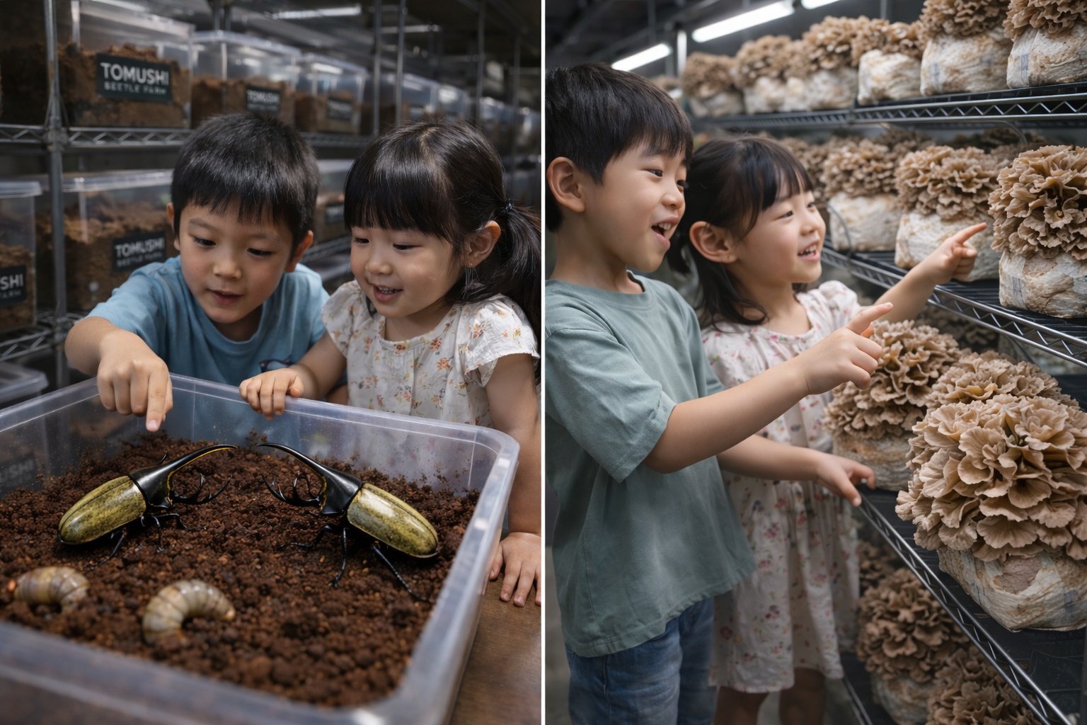 子どもたちの飼育体験